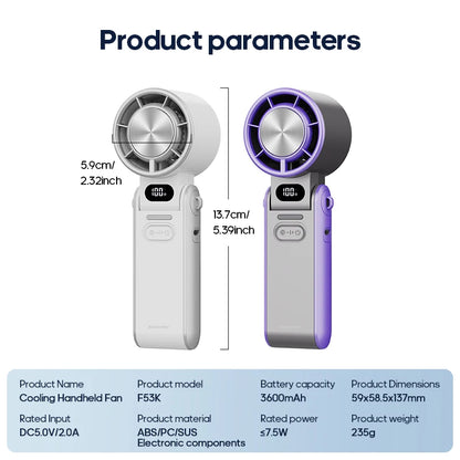 ventilador portátil plegable para exteriores